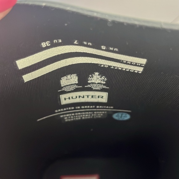 Hunter original short black matte rain boots - Picture 6 of 7